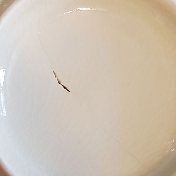 Vintage Satsuma Japanese peacock trinket box orange and gold trim - Picture 4 of 12